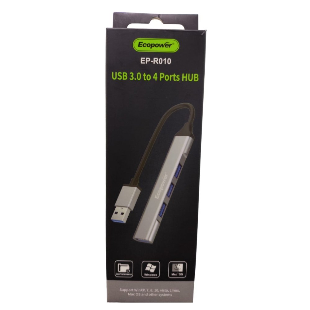 Hub ecopower usb a tipo c