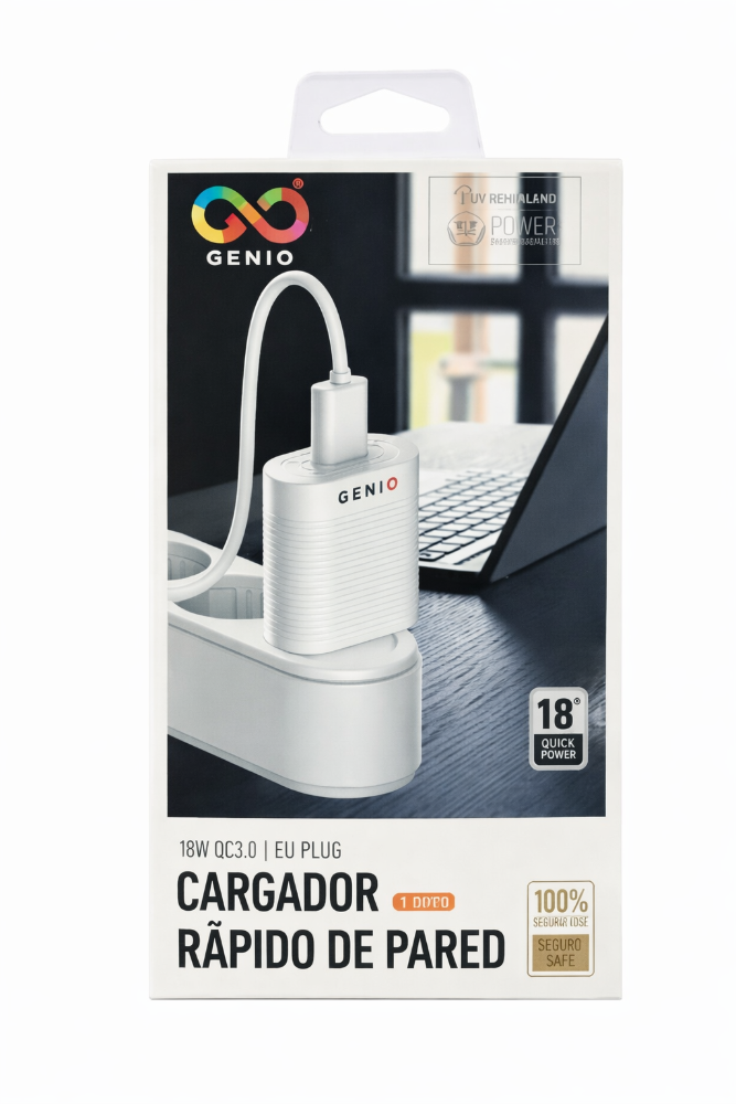 Cargador de auto GENIO Tipo C
