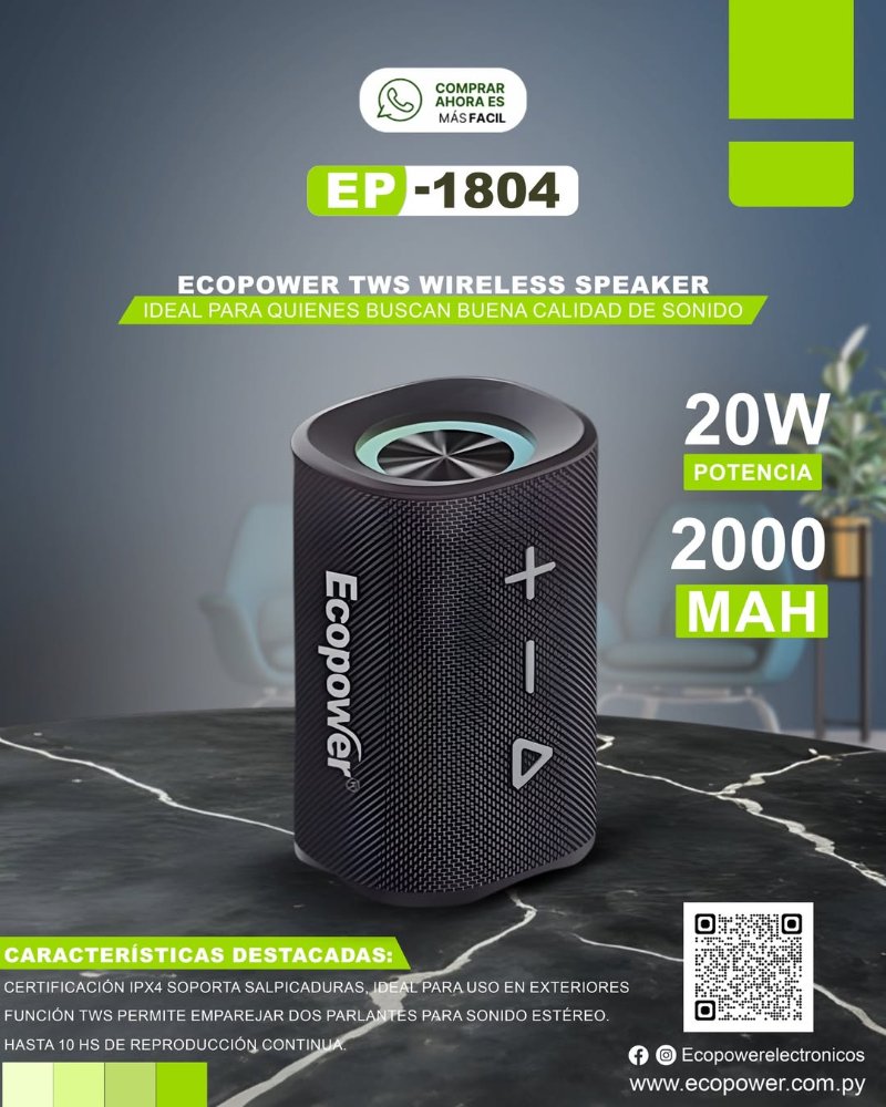 Parlante ecopower EP-1804