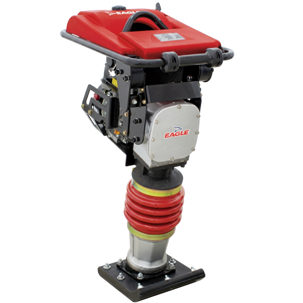 COMPACTADOR T/SAPITO EAGLE - 6.5HP MOTOR LONCIN A GASOLINA - PLATO 33 X 30.0 CM - IMP. X MIN 600-400 - FUERZA IMP. 10-13 KN - PROF. COMPACTACION 45CM