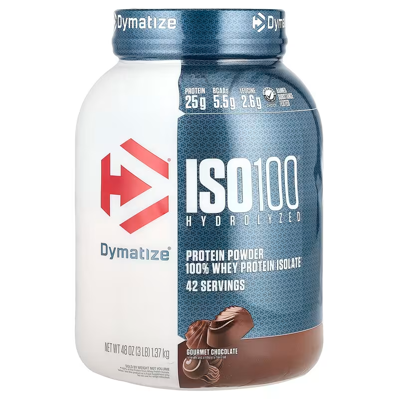 DYMATIZE ISO100 3Lb. CHOCOLATE.