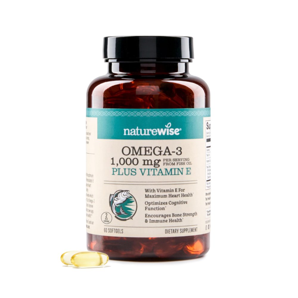 NATUREWISE Omega-3 1000mg 60 Soft.