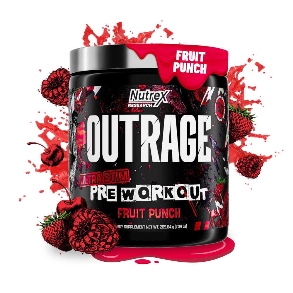 NUTREX OUTRAGE 30SER. FRUIT PUNCH