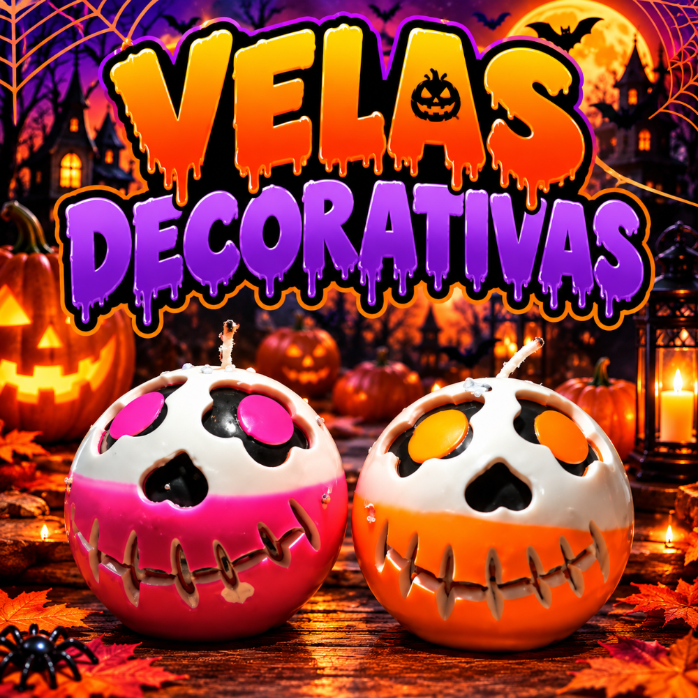 VELA DECORATIVA HALLOWEEN 2