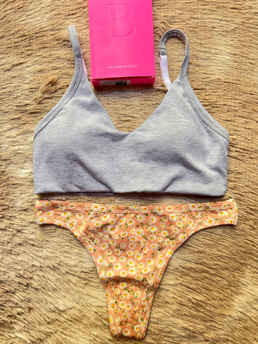 Conjunto Brigitte 1639 T100 C: Gris melange