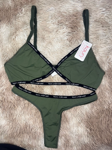 CONJUNTO KAURY 8216 DE MICROFIBRA T100 C:VERDE MILITAR