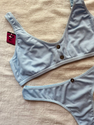 Conjunto Lara 4280 Morley y algodón T90 C:Celeste