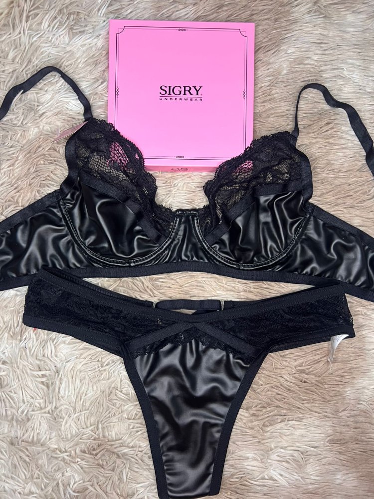 CONJUNTO SIGRY 1418 T:100 C: NEGRO ENGOMADO