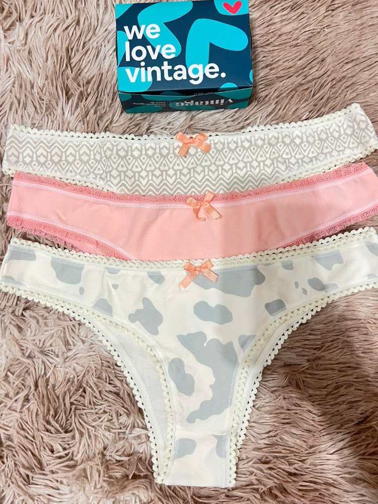 PACK VINTAGE 3071 X3 VEDETINAS DE ALGODÓN TALLE ESPECIAL