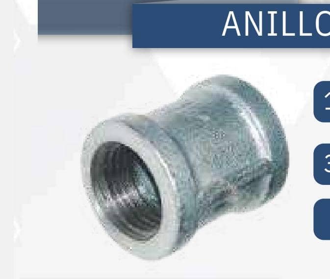 ANILLO GALVANIZADO 1/2"