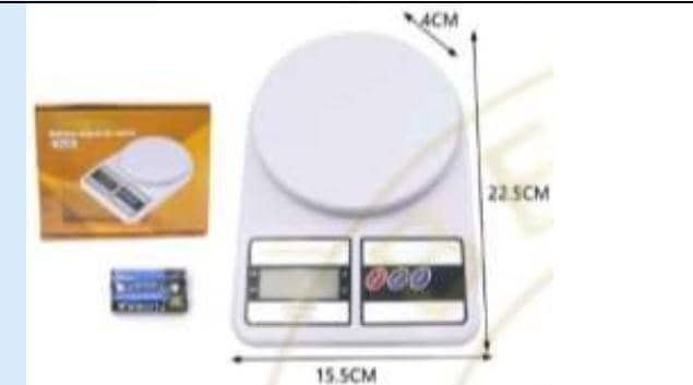 BALANZA DIGITAL DE 10 KG X UND