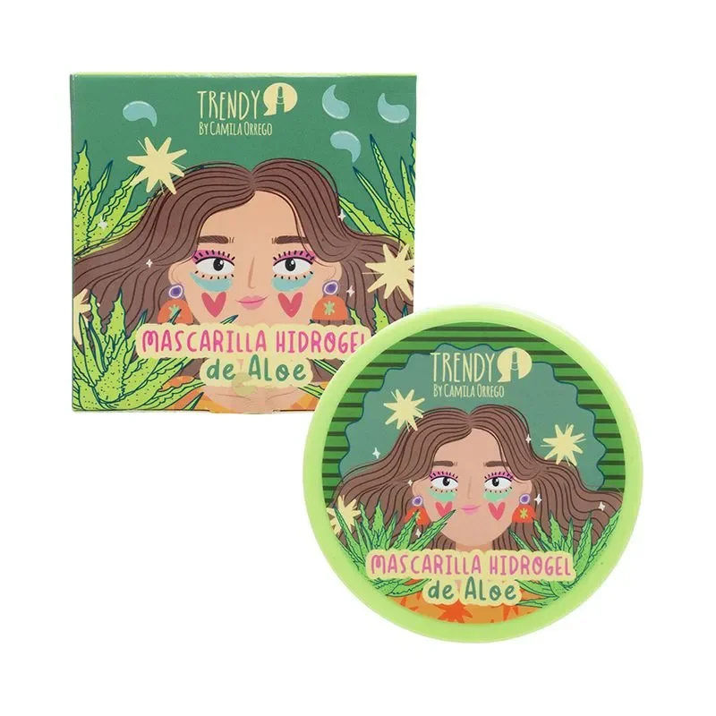 Mascarilla De Hidrogel Para Ojos Aloe Trendy