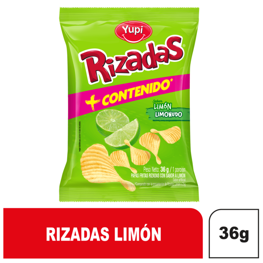 RIZADAS SAABOR A LIMON 36g