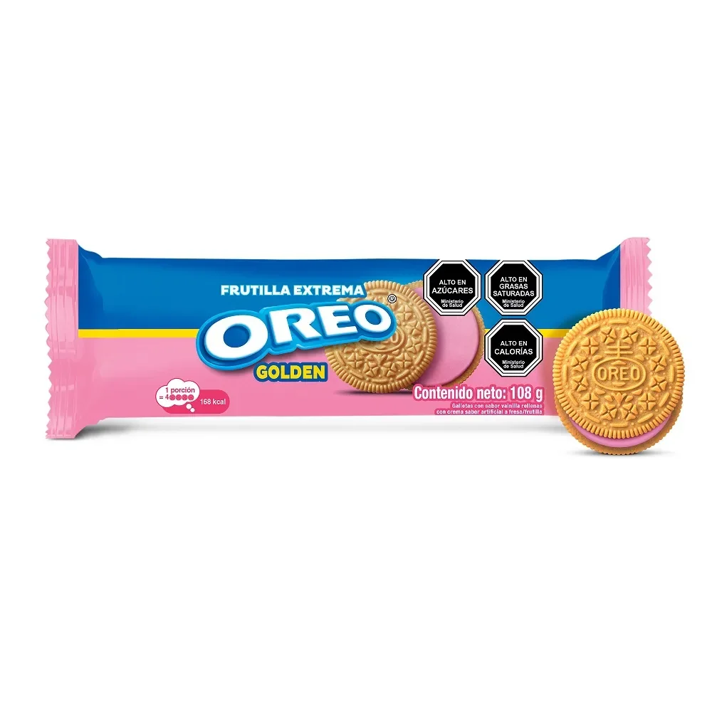 OREO GOLDEN VAINILLA FRESA X6