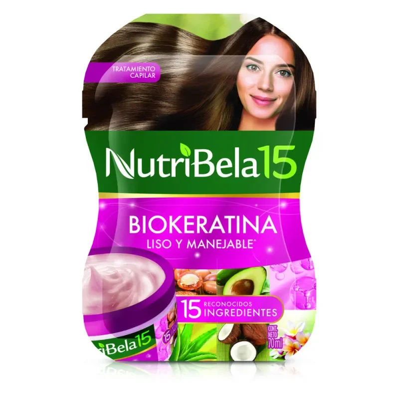 CREMA DE PEINAR NUTRIBELA15 BIOKERATINA