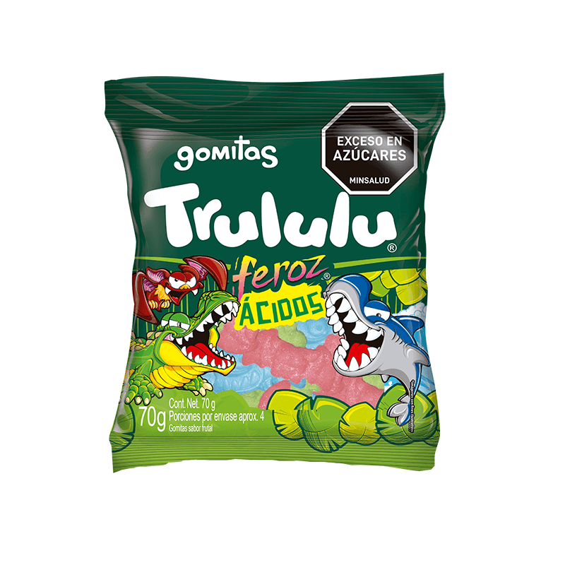 TRULULU FEROZ ACIDOS 70g