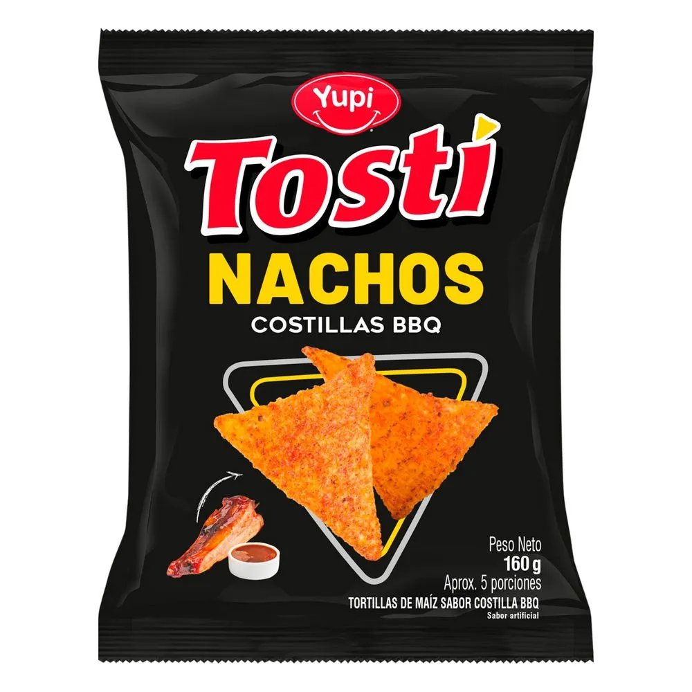 TOSTI NACHOS COSTILLAS BBQ 28g