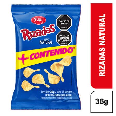 RIZADAS SABOR ORIGINAL 36g