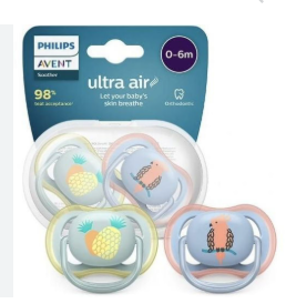 PACK ULTRA AIR AVENT 0-6M PIÑA L1