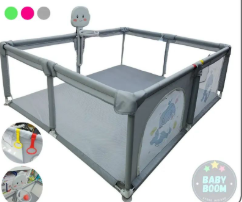 CORRAL XL BEBE  GRIS