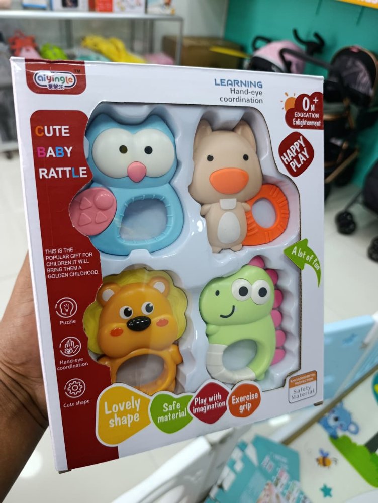 CAJA DE SET SONAJEROS 4PCS