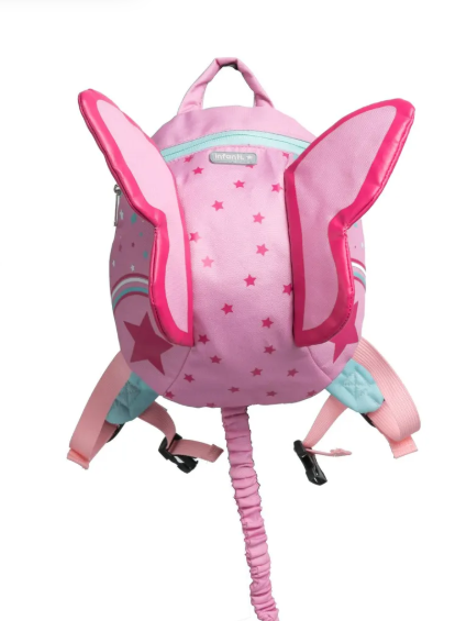 MOCHILA ARNES MARIPOSA ROSA l1