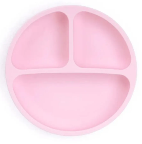PLATO SILICONA ROSADO L1