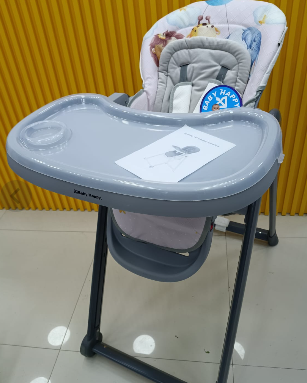 SILLA DE COMER PLEGABLE ROSADO L1