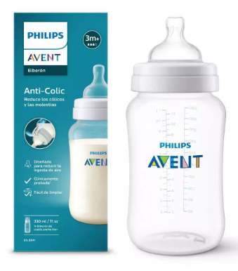 MAMADERA AVENT 330ML ANTI-COLIC L1