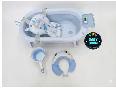 BAÑERA PLEGABLE  AZUL L2