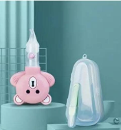 PINSAS + EXTRACTOR PARA BEBE OSO ROSADO L1