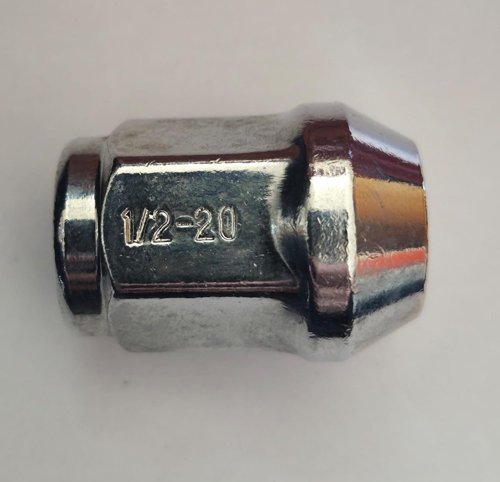 Tuerca cromada 1/2x20