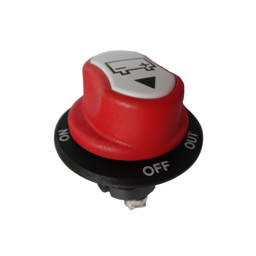 13937 LLAVE CORTACORRIENTE 100 AMP PERILLA ROJA EXTRAIBLE (2 terminales)