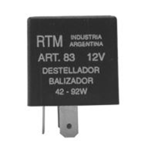 rtm-083 DESTELLADOR ELECTRONICO FORD ESCORT VW GOL CARAT 12V 3 TERMINALES SIN SOPORTE