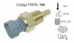 104FIS BULBO TEMPERATURA CITROEN BERLINGO XSARA 1.9 FIAT SCUDO PEUGEOT 206 306 PARTNER RENAULT