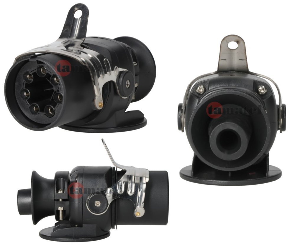 26564 FICHA 7 VIAS PARTE MOVIL LINEA PESADA UNIVERSAL 24V REFORZADO PARA ABS Y EBS NORMA ISO 7638