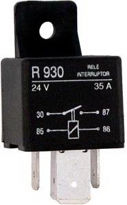 DZE-930 MINI RELAY 24V 35 AMP 4 TERMINLAES POTENCIADO