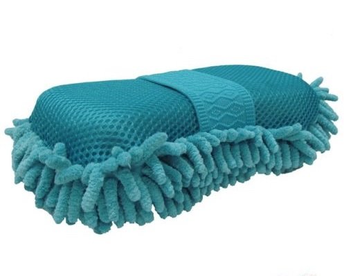 aj24 ESPONJA MICROFIBRA CON BANDA ELASTICA 5cm ANCHO 27X15.5X8cm  - LAFFITTE