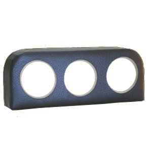 c1303 CARCASA-CONSOLA TAPIZADA 3 BOCAS PARA INSTRUMENTAL 52mm