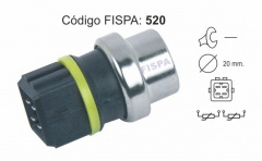 520fis BULBO TEMPERATURA VW GOL GOLF PASSAT SAVEIRO (negro aro amarillo)