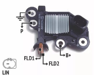 U220815 REGULADOR ALTERNADOR MERCEDES BENZ SPRINTER 311 415 515 12V (bosch)
