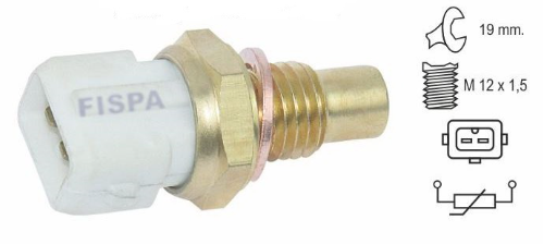 514fis BULBO TEMPERATURA RENAULT 19 21 CLIO LAGUNA MASTER (Blanco)