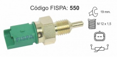 550fis BULBO TEMPERATURA CITROEN PEUGEOT 206 307 PARTNER (verde)