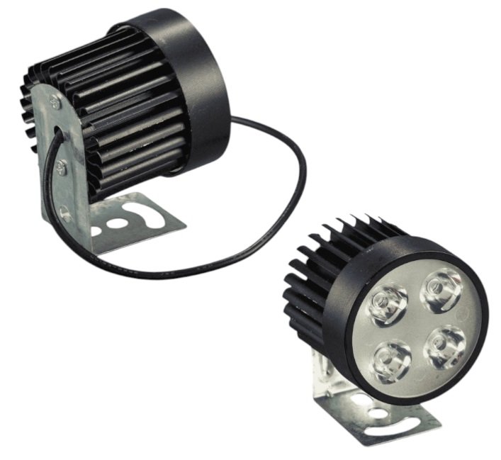 IL04N FARO AUXILIAR LED UNIVERSAL 12V REDONDO 4 LEDS 12W COLOR NEG