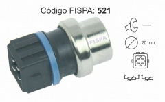 521fis BULBO TEMPERATURA VW GOL (negro aro azul)
