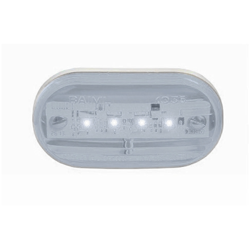 BAI1035EFRIO FARO ELECTRONICO OVAL CHICO 4 LED 12V 24V AMBAR POR UNIDAD