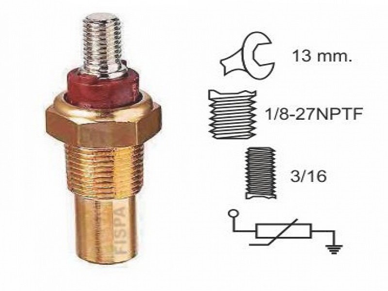 216fis BULBO TEMPERATURA FORD ESCORT FIESTA TRANSIT 2.5D MAZDA 121 1.2i 1.3i 1.8D