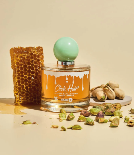 Perfume capilar de Pistacho y miel VERDE Click Hair