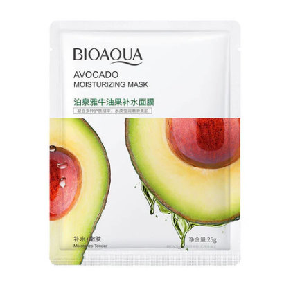 Mascarilla en velo aguacate Bioaqua