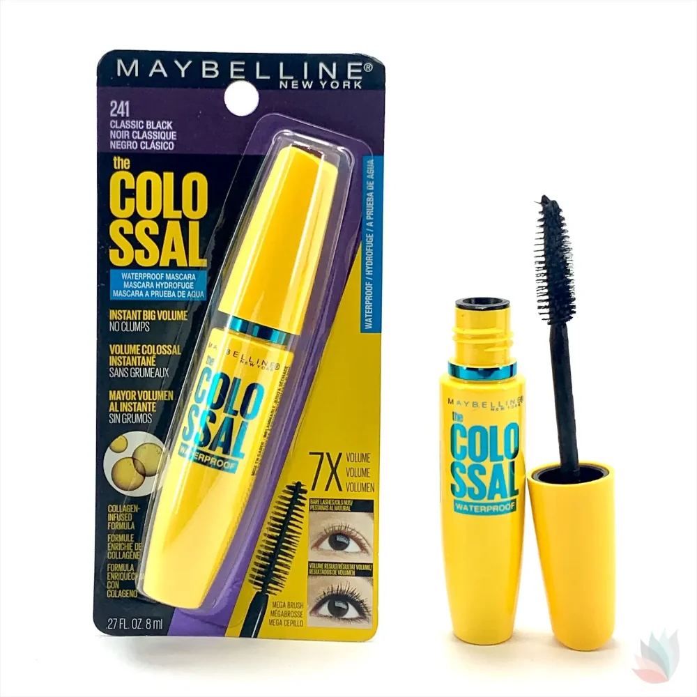 Pestañina Negro Colossal a prueba de Agua Maybelline